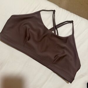 ALO Yoga Brown Sports Bra
